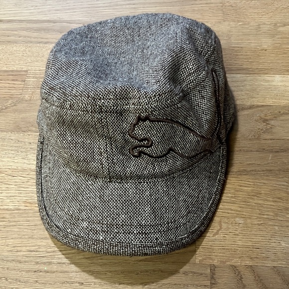 Y2K women’s Puma Textured brown Cap - Picture 1 of 7